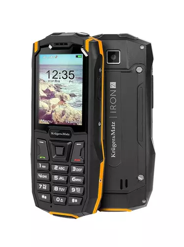 Kruger&Matz IRON 2s: Niezawodny telefon komórkowy dla aktywnych - odkryj moc normy IP68