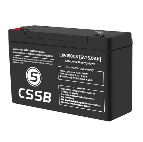 Recenzja akumulatora żelowego CSSB 6V 15Ah