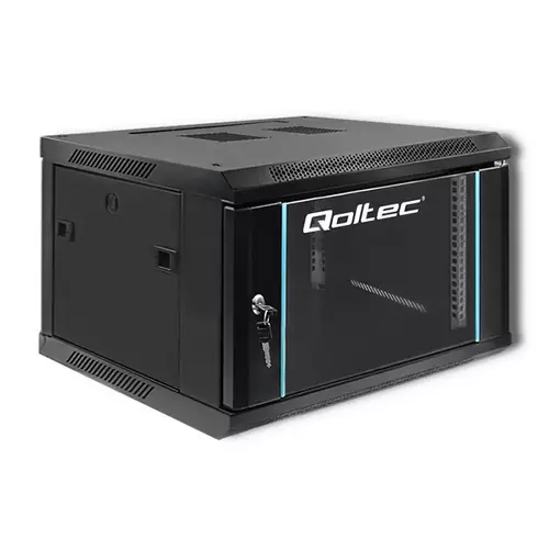 Bezpieczna i funkcjonalna organizacja sprzętu - szafa RACK Qoltec 19'' 6U idealna dla twojej firmy
