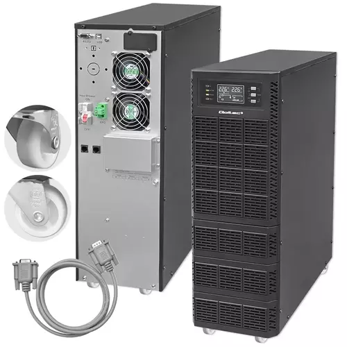 Niezawodne zasilanie dla krytycznych zastosowań: Poznaj UPS Qoltec Power Factor 1.0 10kVA 10000W