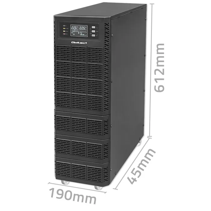 Niezawodne zasilanie dla krytycznych zastosowań: Poznaj UPS Qoltec Power Factor 1.0 10kVA 10000W