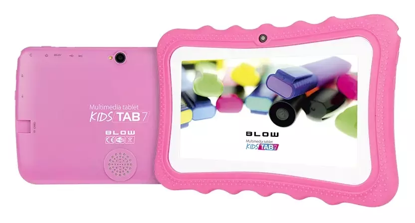 Tablet BLOW KidsTAB 7 różowy ver. 2021 - edukacja i rozrywka w jednym urządzeniu dla Twojego dziecka