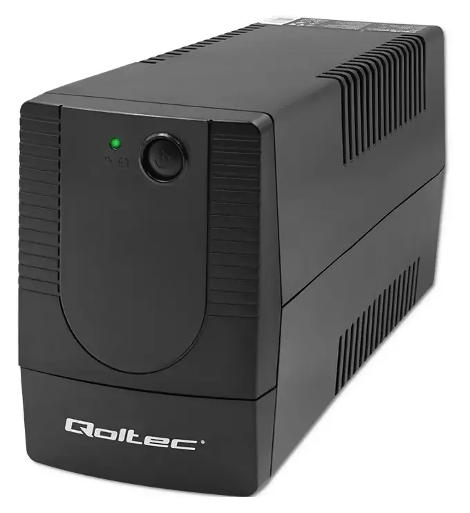 Nieprzerwana praca i ochrona sprzętu - UPS Qoltec Monolith 1000VA 600W, idealny w każdej sytuacji awaryjnej