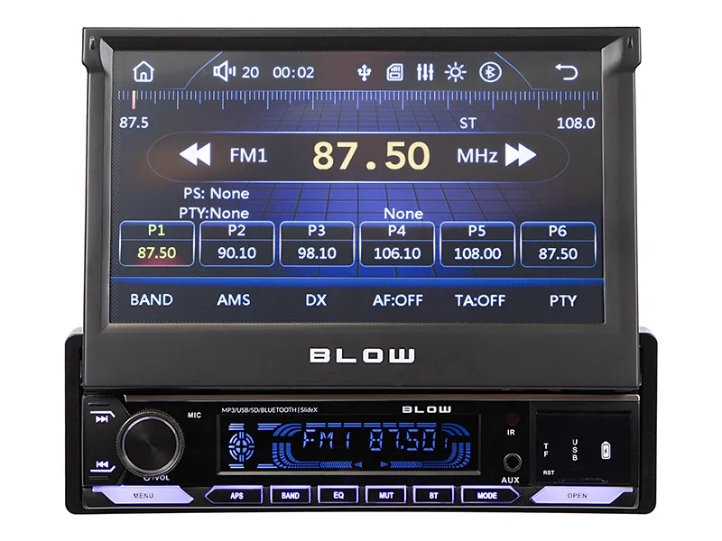 Radio samochodowe BLOW SlideX: jak przekształcić swoje auto w centrum multimedialne?