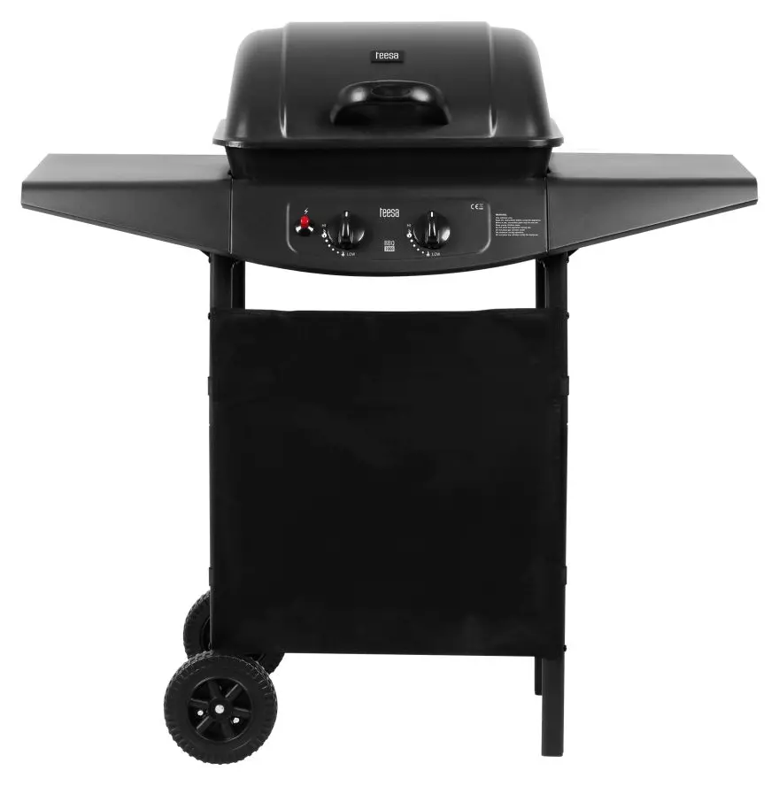 Grill gazowy Teesa BBQ 2000 - mistrz efektywności i wygody na każde przyjęcie