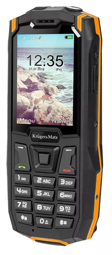 Kruger&Matz IRON 2s: Niezawodny telefon komórkowy dla aktywnych - odkryj moc normy IP68
