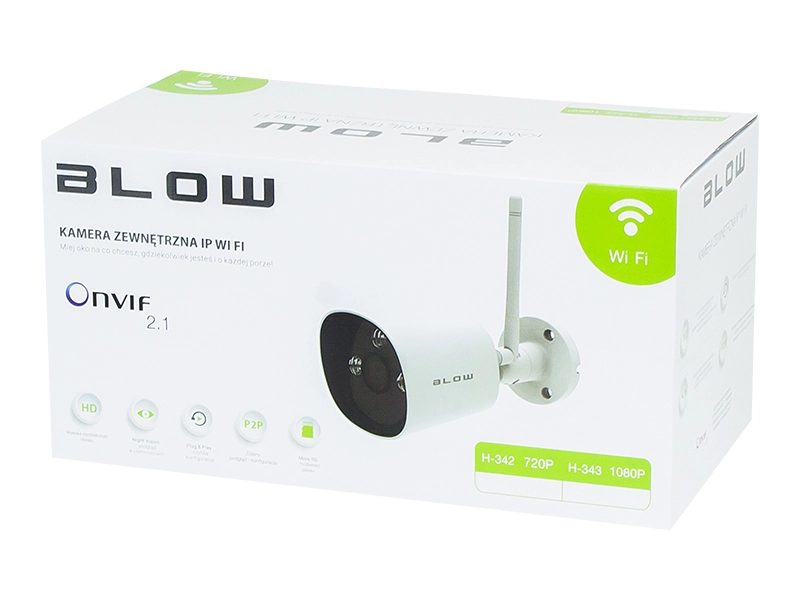 Bezpieczeństwo i nowoczesność w jednym: odkryj kamerę IP BLOW WiFi 1080p – idealną ochronę dla Twojego domu