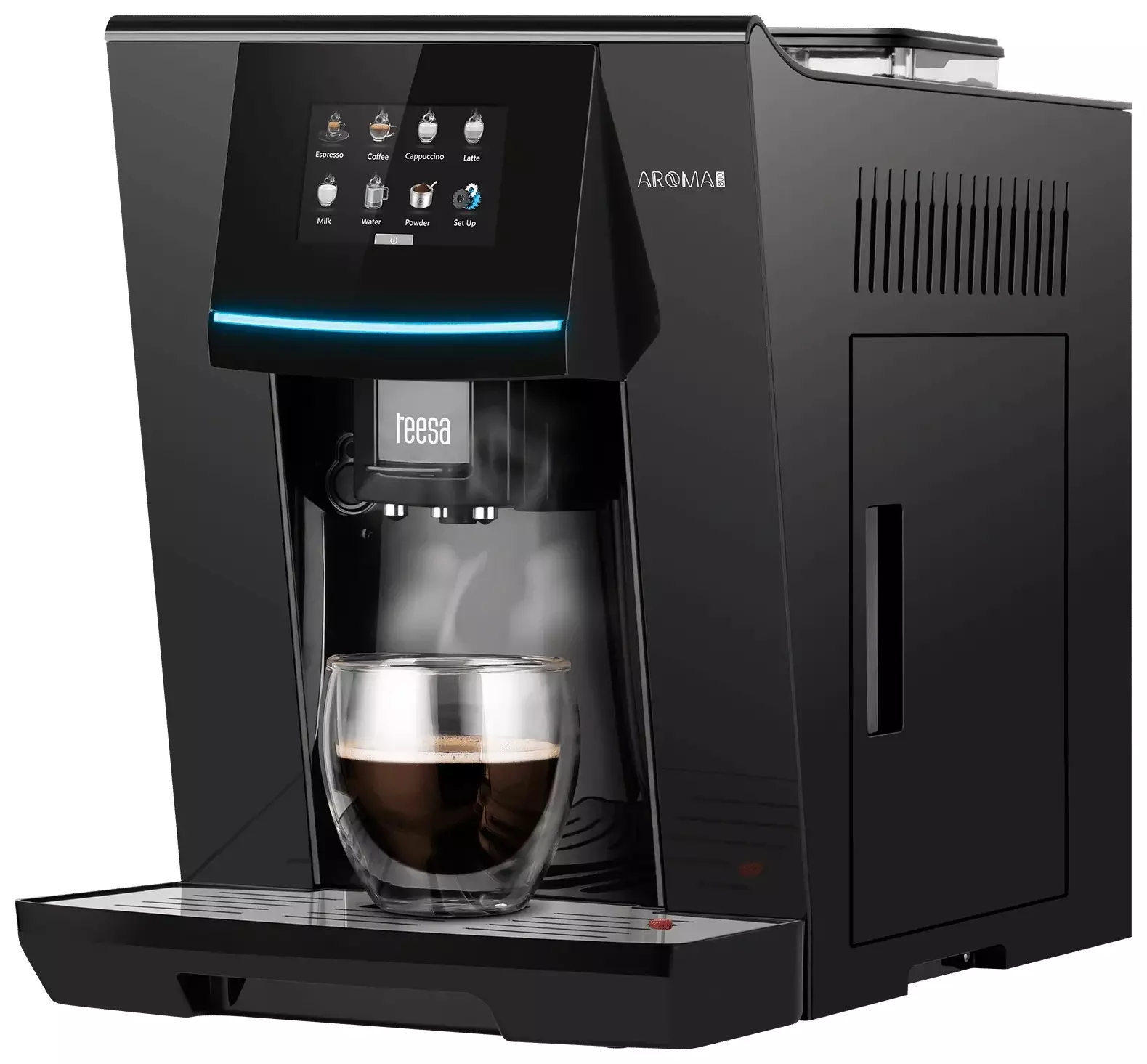 Ekspres TEESA AROMA 800 - Świeża kawa i idealne cappuccino z dotykowym komfortem