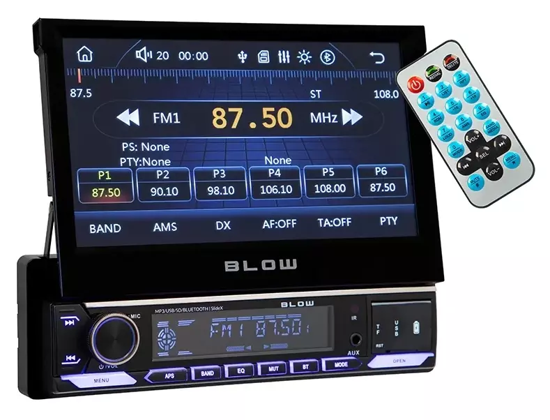 Radio samochodowe BLOW SlideX: jak przekształcić swoje auto w centrum multimedialne?