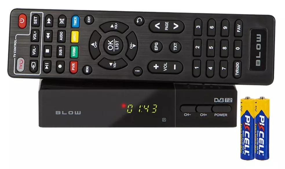 Odkryj nową jakość telewizji z tunerem BLOW 5000FHD - przyszłość DVB-T2 już w twoim domu