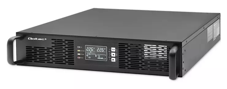 Zasilacz UPS RACK Qoltec 2.4kVA 2400W: niezawodność i ochrona dla Twoich systemów IT