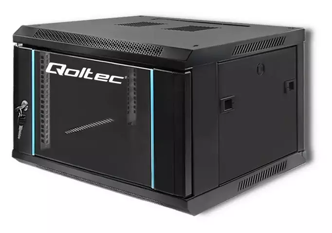 Bezpieczna i funkcjonalna organizacja sprzętu - szafa RACK Qoltec 19'' 6U idealna dla twojej firmy