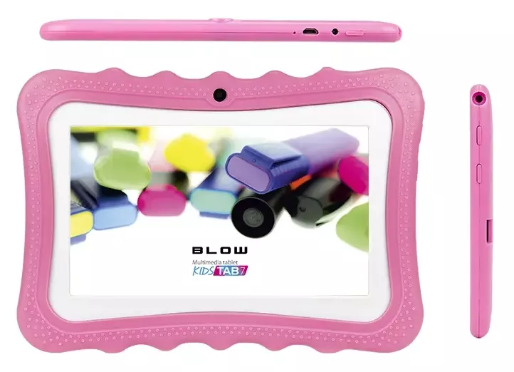 Tablet BLOW KidsTAB 7 różowy ver. 2021 - edukacja i rozrywka w jednym urządzeniu dla Twojego dziecka