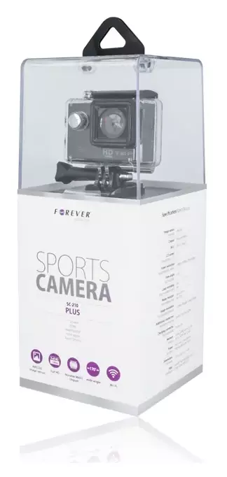 Odkryj świat w Full HD z kamerą sportową Forever SC-210 PLUS – twoim partnerem w każdej przygodzie